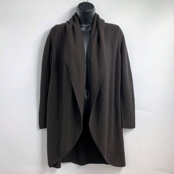 Eileen Fisher Women's Open Front Long Sleeve 100% Merino Wool Cardigan Size‎ M - Picture 1 of 12